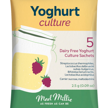 Mad Millie Probiotic Yoghurt Cultures Sachet Dairy Free - Image 02