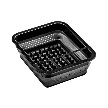 MadeSmart Small Collapsible Dish Rack 37.2x32.1cm Carbon - Image 01