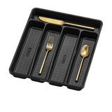 MadeSmart 5 Compartment Cutlery Tray Carbon - Image 02