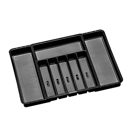 MadeSmart Expandable Cutlery Tray Carbon - Image 01