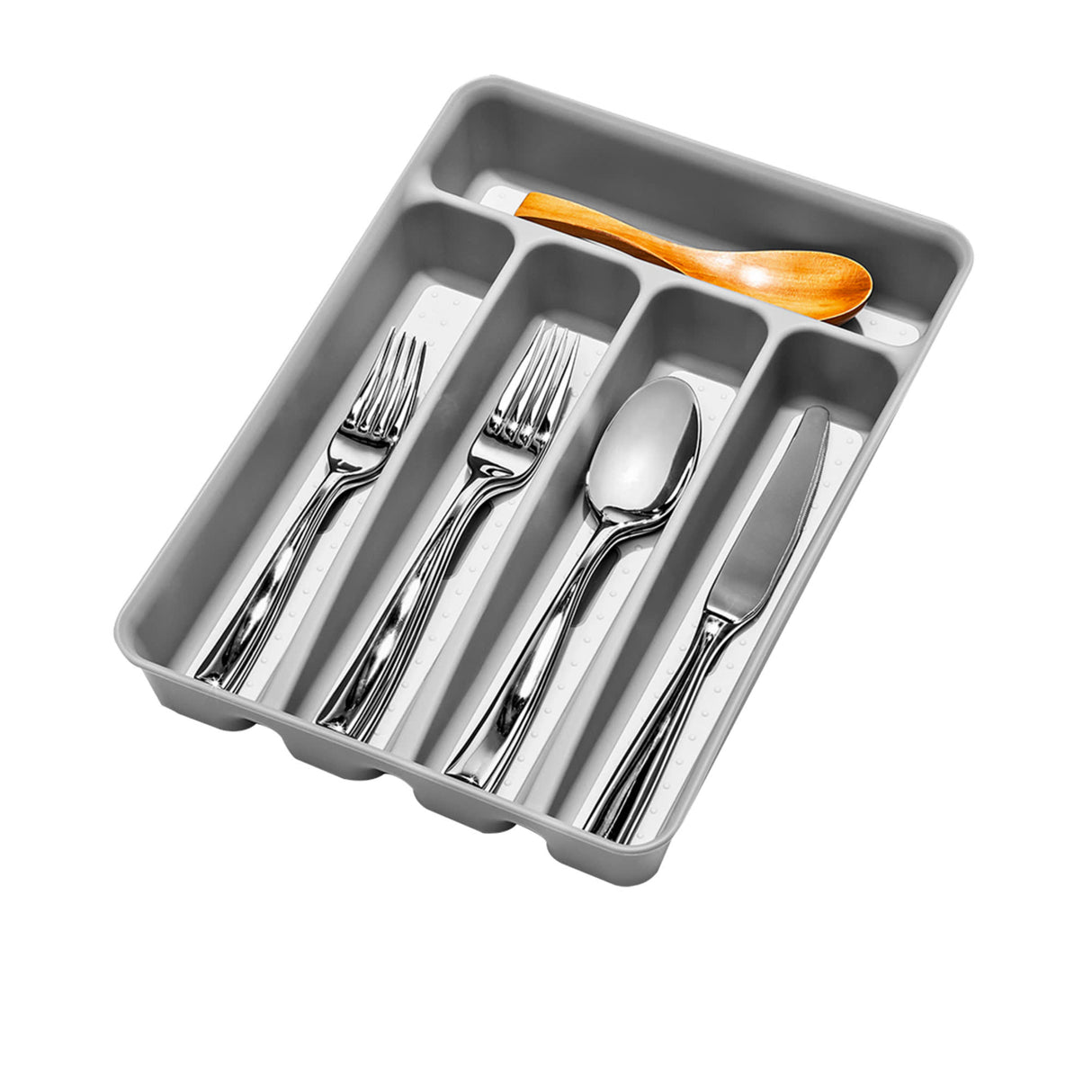 MadeSmart Mini Cutlery Tray 32.2cm Soft Grey - Image 01