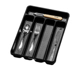 MadeSmart Mini 5 Compartment Cutlery Tray Carbon - Image 01