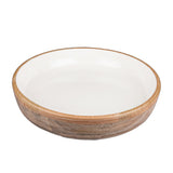 Madras Link Trinity Round Serving Bowl 42.5cm in White - Image 01