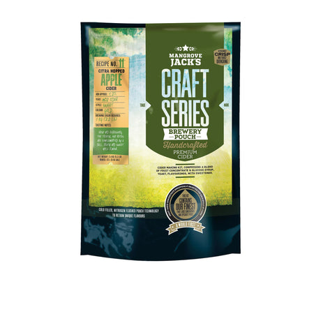 Mangrove Jack's Craft Series Brewery Pouch Dry Hopped Apple Cider - Image 01