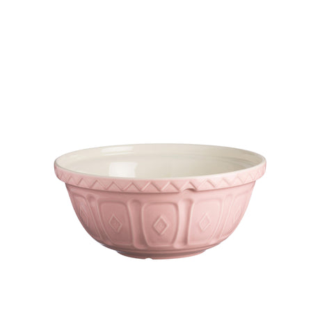 Mason Cash Earthenware Mixing Bowl 24cm 2 Litre in Pink - Image 01