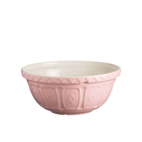 Mason Cash Earthenware Mixing Bowl 26cm 2.7 litre Powder in Pink - Image 01