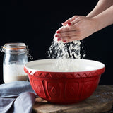 Mason Cash Earthenware Mixing Bowl 29cm 4 Litre in Red - Image 05