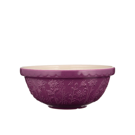 Mason Cash In The Meadow Daisy Mixing Bowl 26cm - 2.7L Purple - Image 01