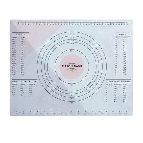 Mason Cash Innovative Kitchen Glass Pastry Board 45cmx35cm - Image 01