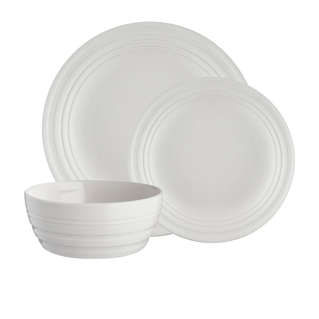 Mason Cash Original Cane Cream Dinner Set of 12 - Image 01