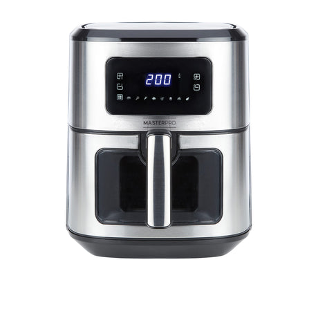 MasterPro Digital Air Fryer 6.5 Litre Stainless Steel - Image 01