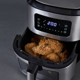 MasterPro Digital Air Fryer 6.5 Litre Stainless Steel - Image 02