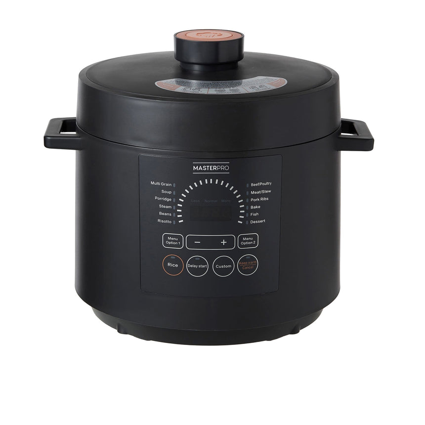 MasterPro Multi Cooker 6 Litre in Black - Image 01