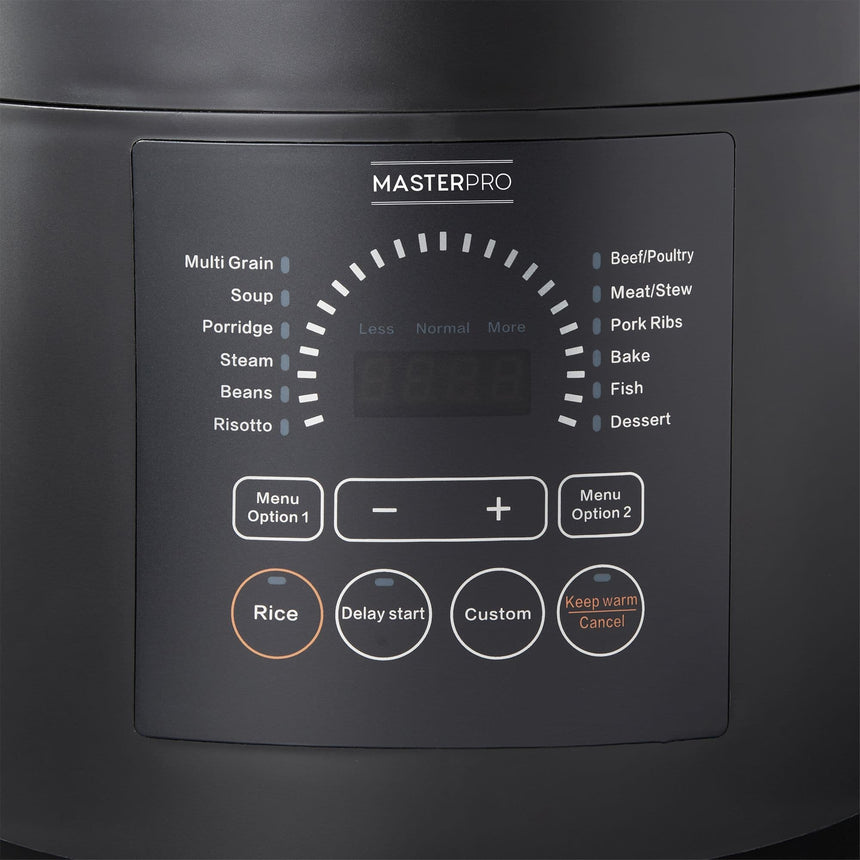 MasterPro Multi Cooker 6 Litre in Black - Image 03