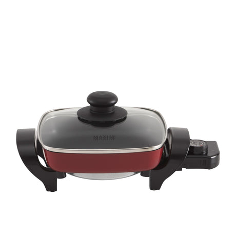 Maxim Non Stick Mini Electric Frypan 20x20cm - Image 01