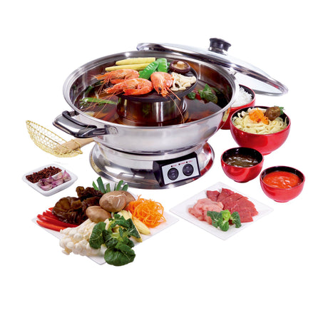 Maxim Teppanyaki Steam Boat Electric Hot Pot 5L - Image 02