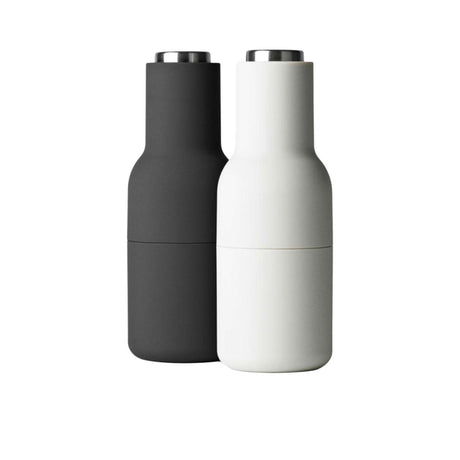 Menu Salt & Pepper Bottle Grinder Set Ash and Carbon Steel Lid - Image 01