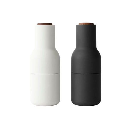 Menu Salt & Pepper Bottle Grinder Set Ash and Carbon Walnut Lid - Image 01