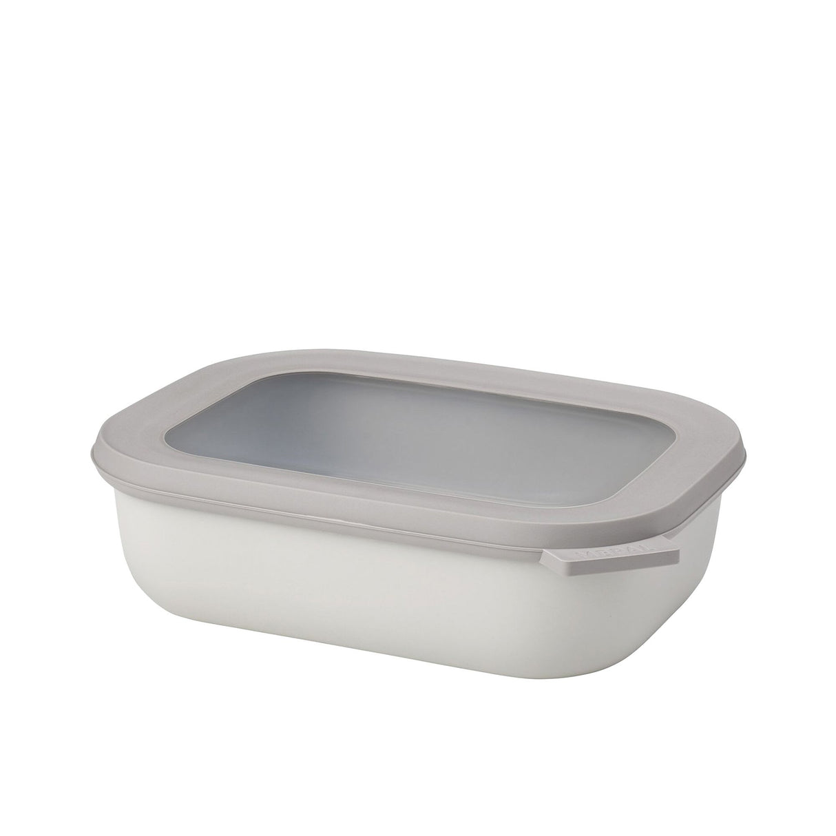 Mepal Cirqula Rectangular Multi Storage Bowl 1 Litre Nordic in White - Image 01