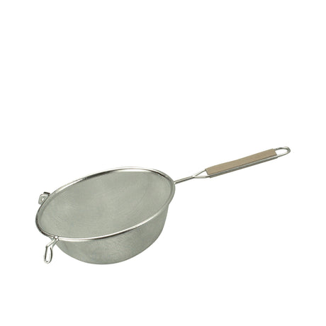 Metaltex Medium Tinned Mesh Strainer with Wood Handle 18cm - Image 01