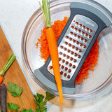 Microplane Stainless Steel Bowl Grater Grey and in Black - Image 03