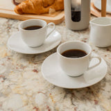 Mikasa Chalk Espresso Cup and Saucer 90ml Set of 2 - Image 03