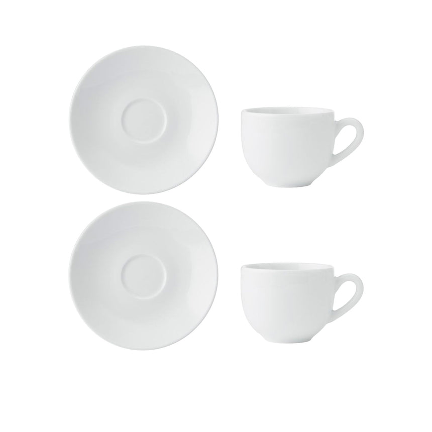 Mikasa Chalk Espresso Cup and Saucer 90ml Set of 2 - Image 04