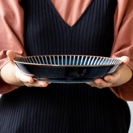 Minoru Touki Sendan Cereal Bowl Set of 4 Midnight in Blue - Image 02