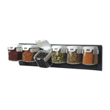 Mobin Series Wall Mounted 1 Row Organiser 125ml Set of 6 - Image 01