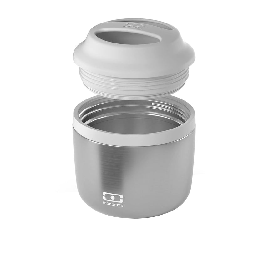 Monbento MB Element 2 Insulated Food Jar 550ml Silver - Image 02