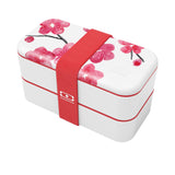 Monbento MB Original Graphic Two Tiered Bento Lunch Box 1L Blossom - Image 01