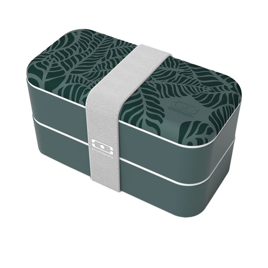 Monbento MB Original Graphic Two Tiered Bento Lunch Box 1L Jungle - Image 01