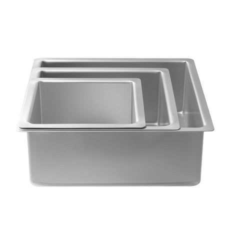 Mondo Pro Square Deep Cake Pan Set 3 Piece - Image 01