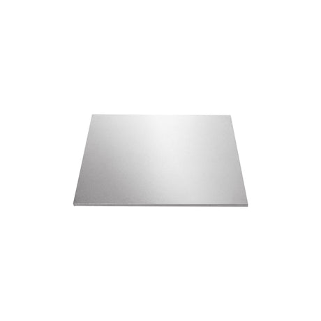 Mondo Cake Board Square Silver Foil 8in/20cm - Image 01