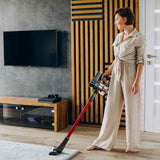 MyGenie H20 Pro Wet Mop 2 in 1 Cordless Stick Vacuum Cleaner Red - Image 02