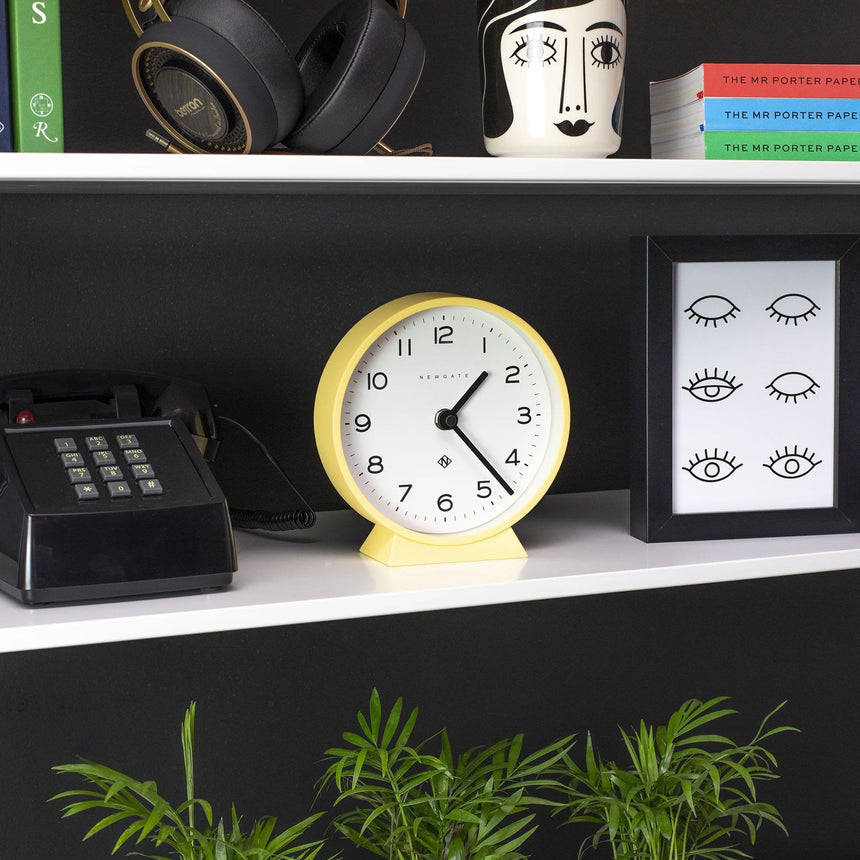 Newgate M Mantel Mantel Clock Cheeky Yellow - Image 02