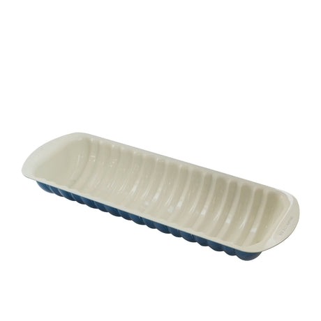 Nordic Ware Cinnamon Bread and Almond Loaf Pan 34.5x12.5cm in Blue - Image 01