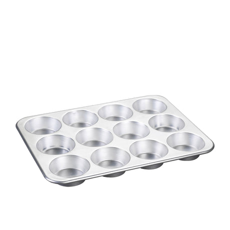 Nordic Ware Naturals 12 Cup Muffin Pan with High-Domed Lid 34x25cm - Image 01
