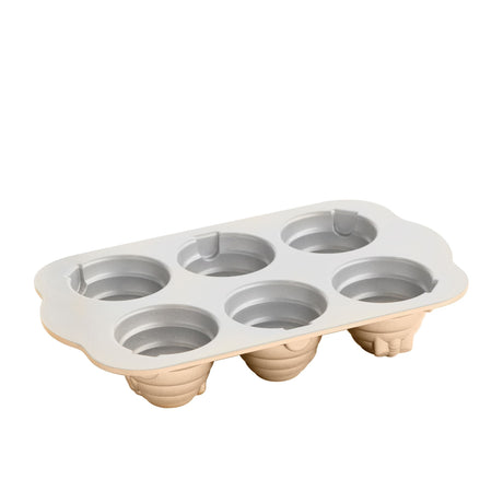 Nordic Ware Toffee Beehive Cakelet Pan 6 Cup - Image 01