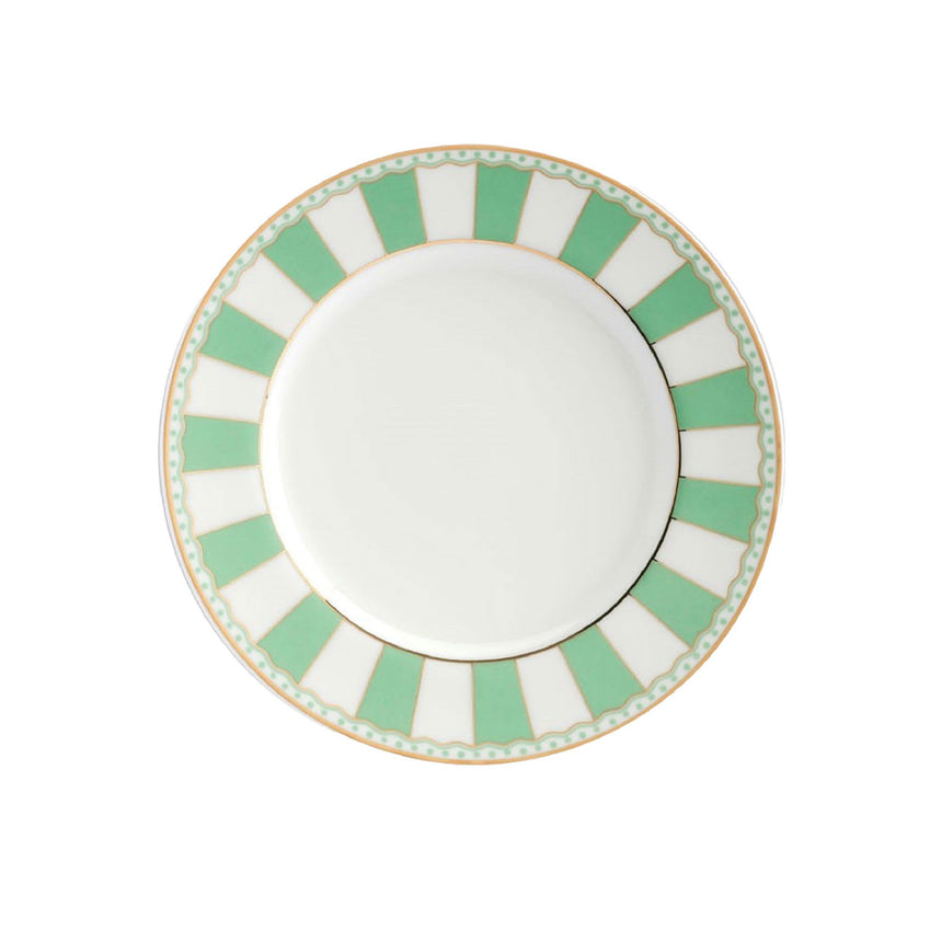 Noritake Carnivale Cake Plate 16cm Set of 2 Apple Green - Image 02