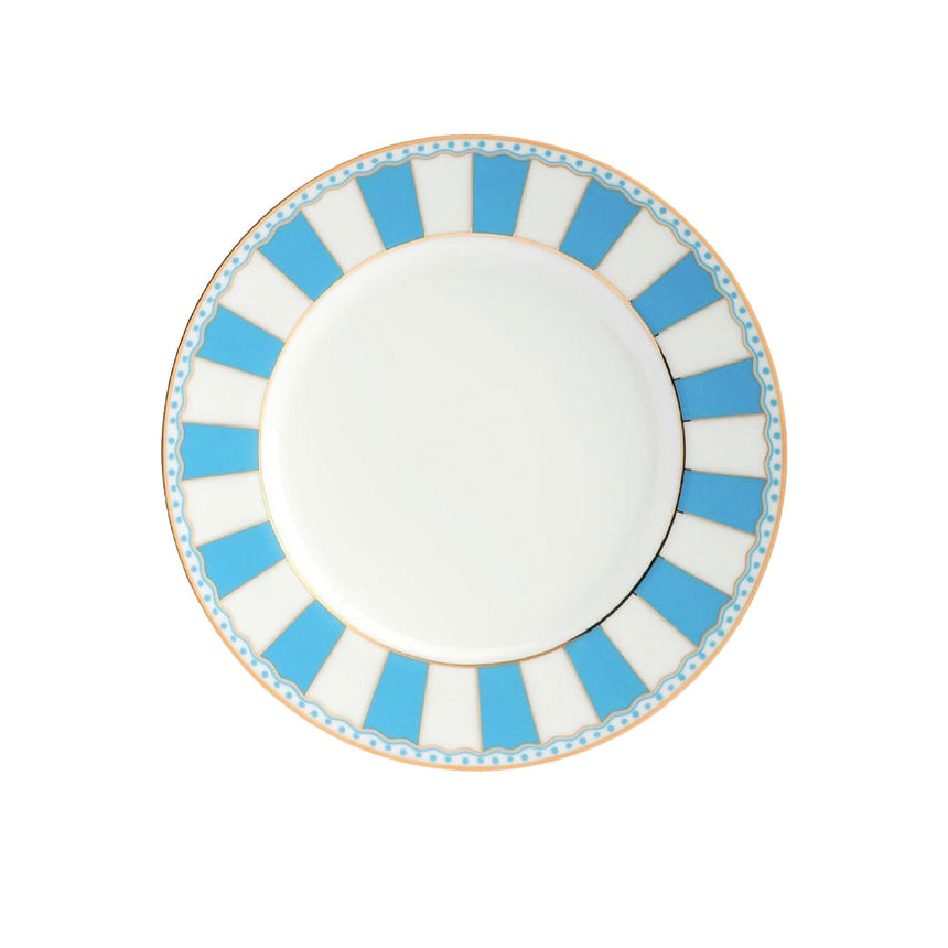 Noritake Carnivale Cake Plate 16cm Set of 2 Light Blue - Image 02