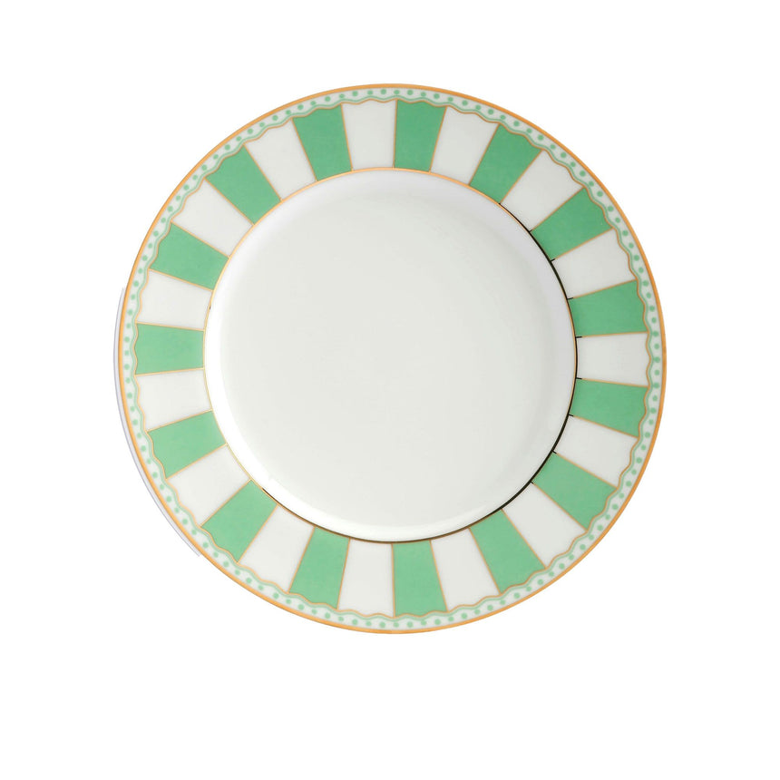 Noritake Carnivale Cake Plate 21cm Set of 2 Apple Green - Image 02