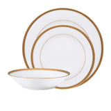 Noritake Charlotta Gold 12 Piece Dinner Set - Image 01