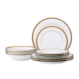 Noritake Charlotta Gold 12 Piece Dinner Set - Image 03