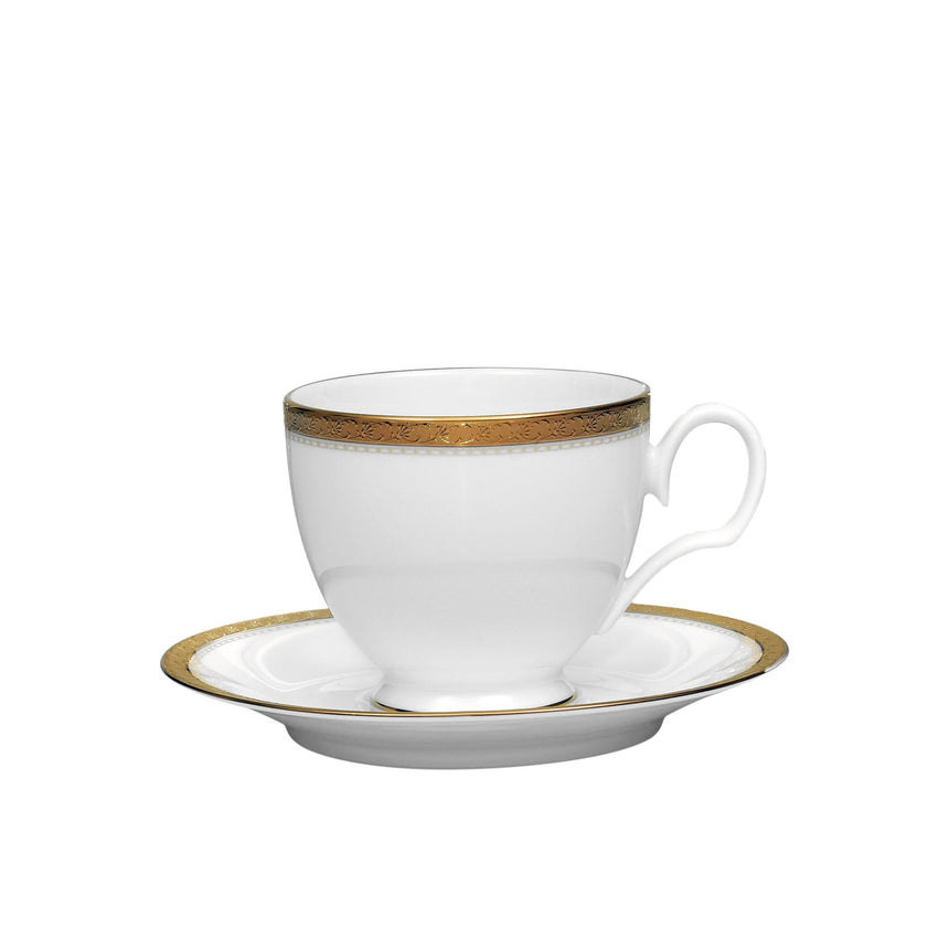 Noritake Charlotta Gold Cup and Saucer 250ml - Image 01