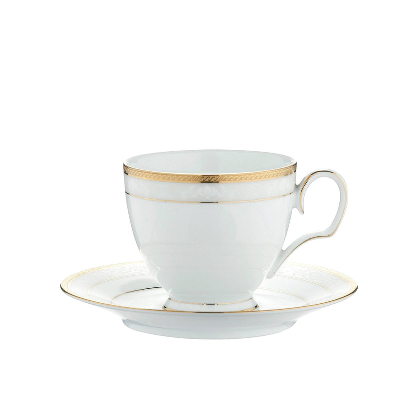 Noritake Hampshire Gold Tea Cup and Saucer 250ml - Image 01