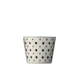 Japanese Collection Komon Porcelain Japanese Tea Cup Set of 5 in Black - Image 05