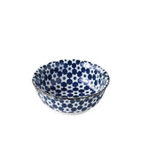 Japanese Collection Nami Porcelain Dipping Bowl Set of 5 in Blue - Image 04