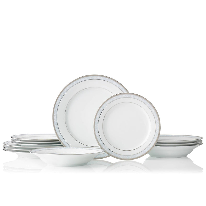 Noritake Hampshire Platinum Dinner Set 12pc - Image 05