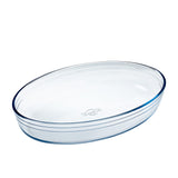 O'Cuisine Glass Oval Roaster 39x27cm 4 Litre - Image 01